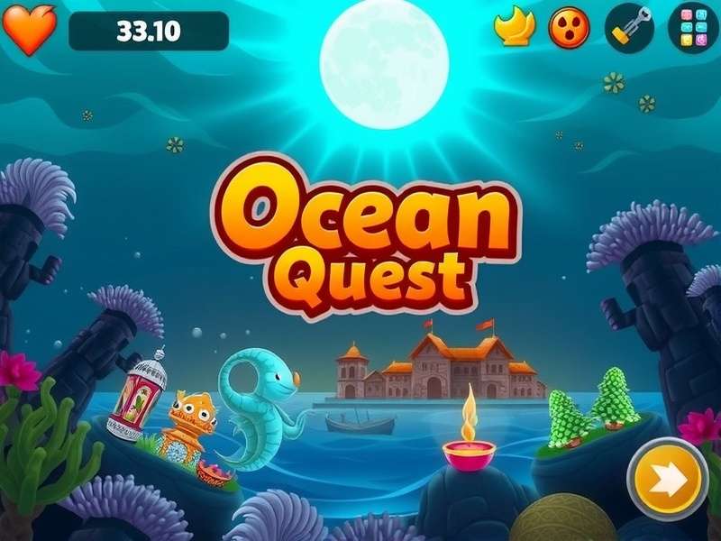 Deep Ocean Quest Game Screenshot